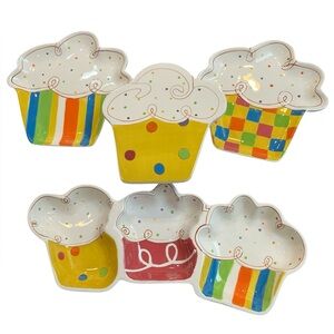 Birthday Cupcake 4 piece set